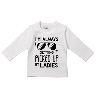 T-shirt "Picked up by ladies" T-shirt "Picked up by ladies"